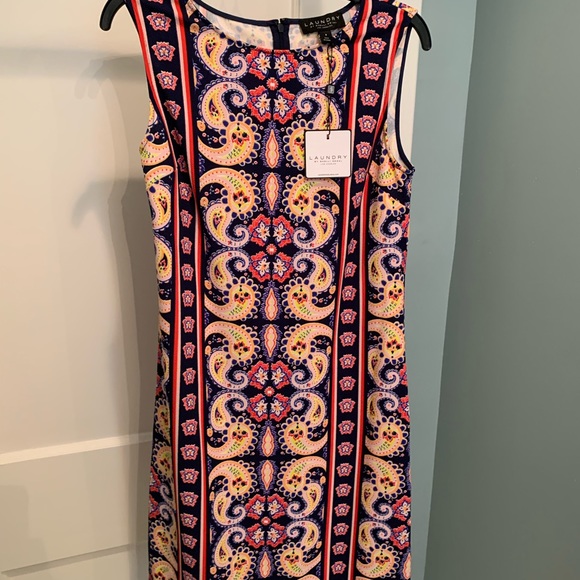 NWT Laundry by Shelli Segal | Knit Print Dress - Picture 9 of 9